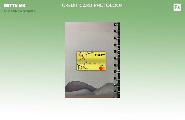 модерен стил Хрватска Рајфајзен банка мастер дебитна картичка photolook преден ш